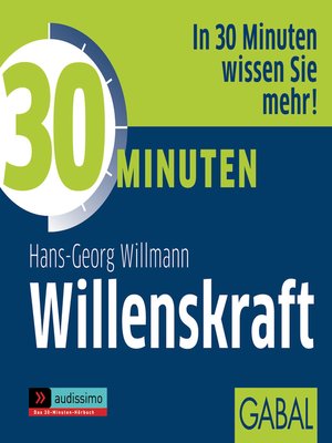 cover image of 30 Minuten Willenskraft